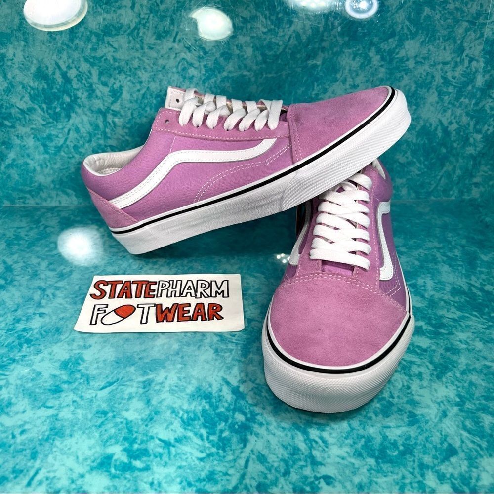 Vans Old Skool 'Orchid Pink' Women’s Suede Low Top Skate Shoes